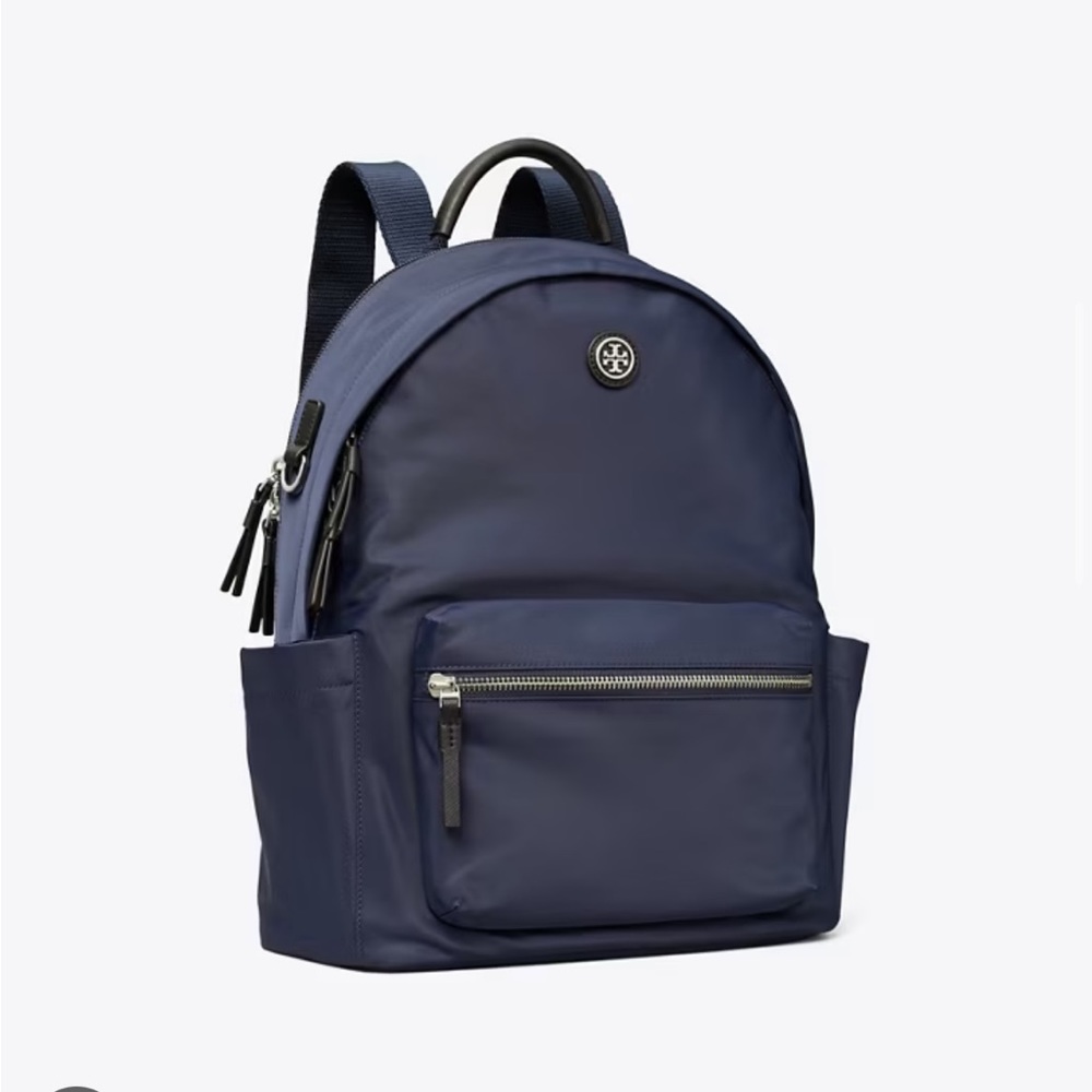 Tory Burch Nylon Zip Backpack